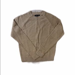 Ivanka Trump Beige/Silver Small Sweater B1